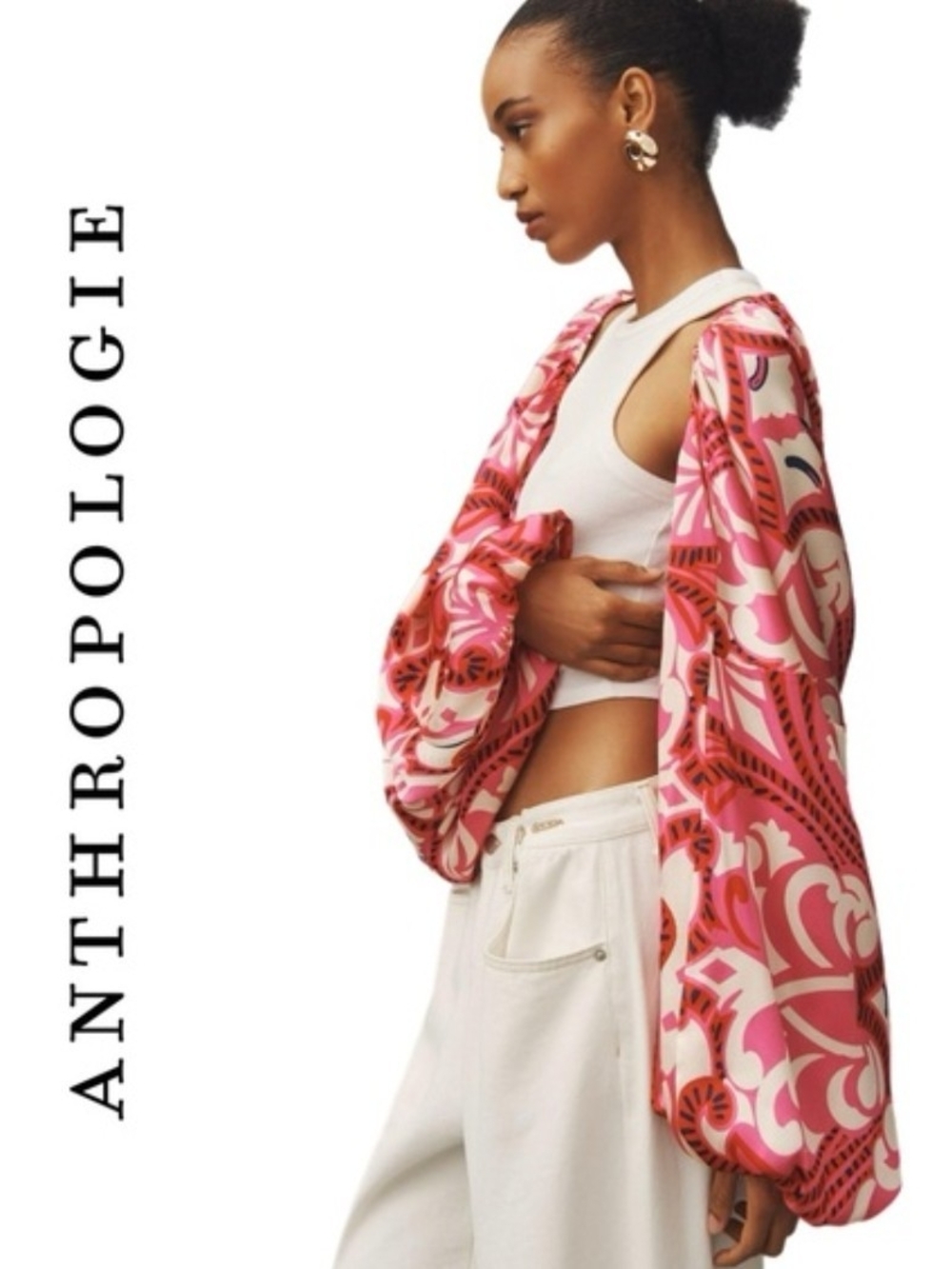 Anthropologie Mare Mare Soft Bubble Shrug